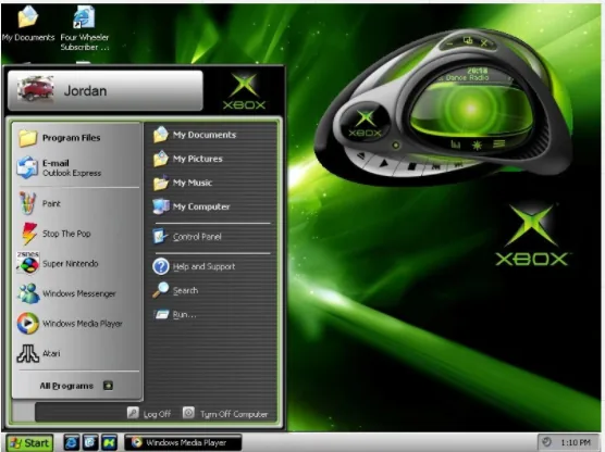 Тема Xbox для Windows XP